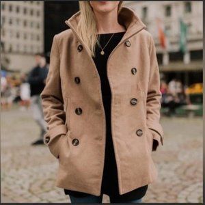 Tan Thread & Supply Pea Coat